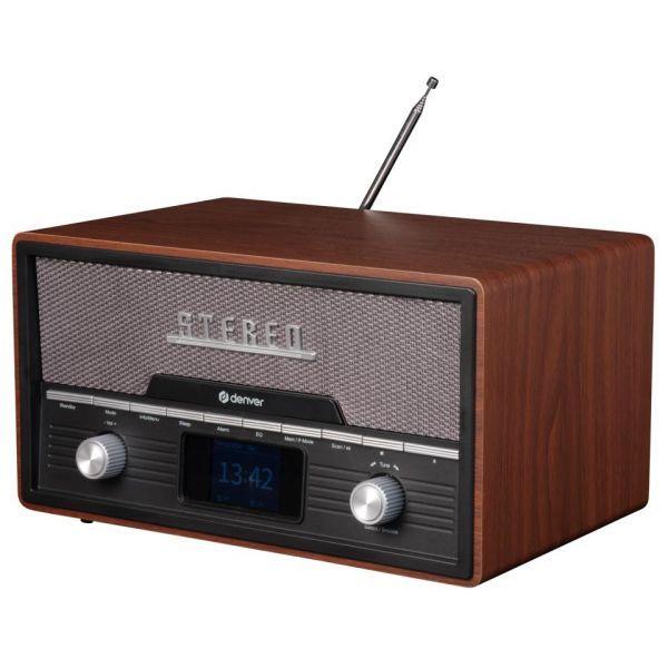 Mini Sistema Hi-Fi DENVER MDA-525DW (10 W - Altura 22 cm - Madeira), miniatura 2