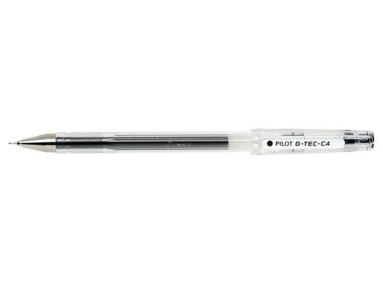 Caneta de Tinta Gel PILOT G-Tec-C4 (Preta)