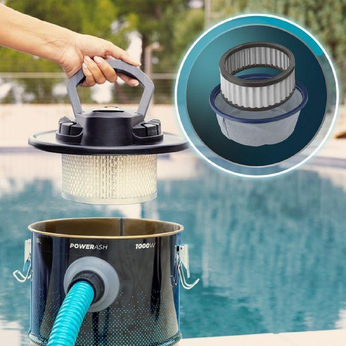 Aspirador de Cinzas CECOTEC Conga Ash 3000 Home (15 kPa - 15 L - Preto e Azul), miniatura 4