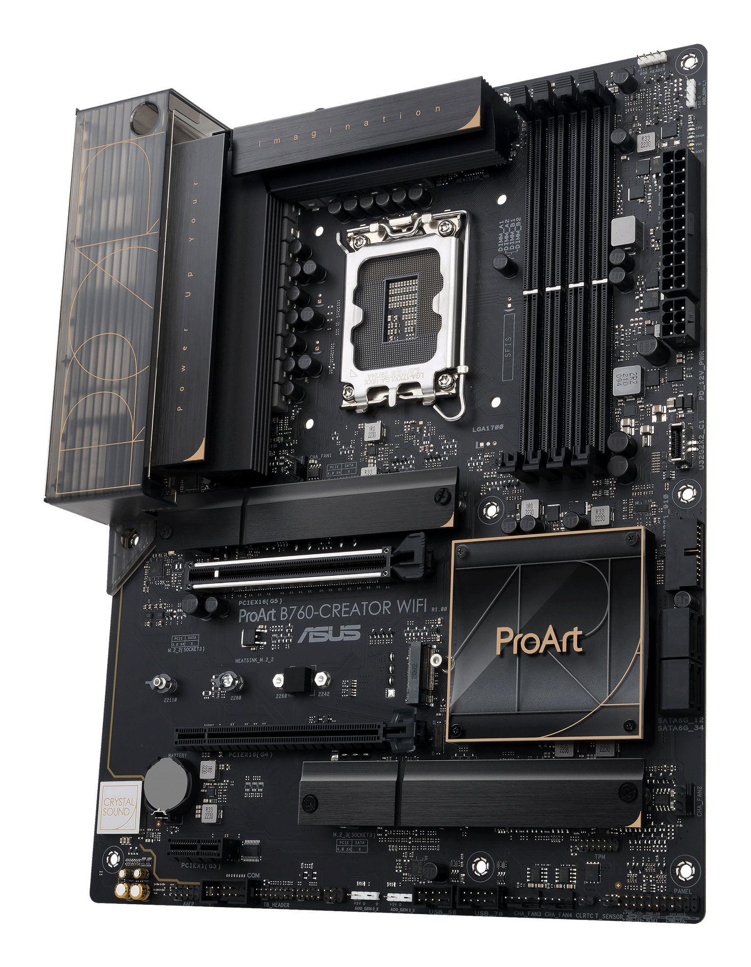 Motherboard ASUS ProArt B760-Creator WiFi (LGA 1700 - ATX - Duplo canal - Preto), miniatura 6