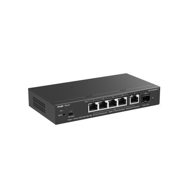 Switch de Rede REYEE RG-ES206MG-P (2,5 Gbps - Camada 2 - Preto) — miniatura 3