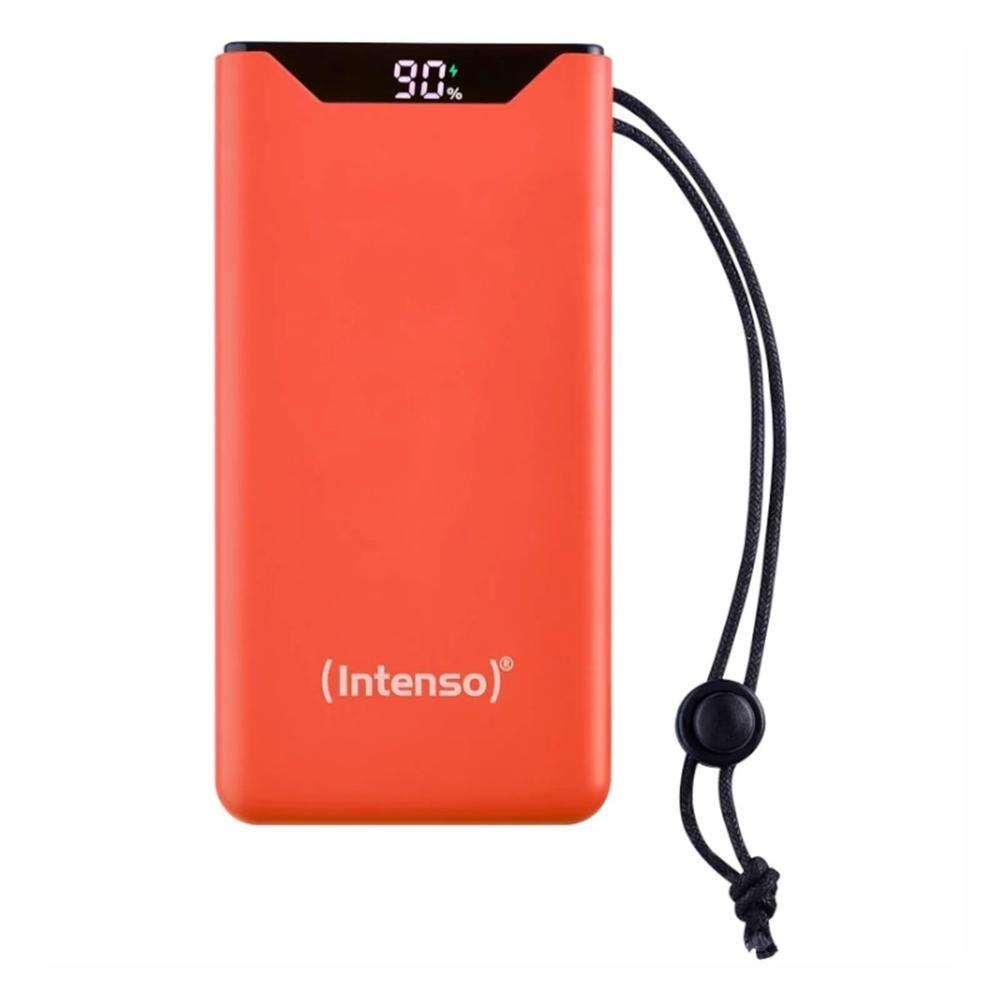 Bateria Externa INTENSO F10000 (10000 mAh - Até 20 W - USB - Laranja)