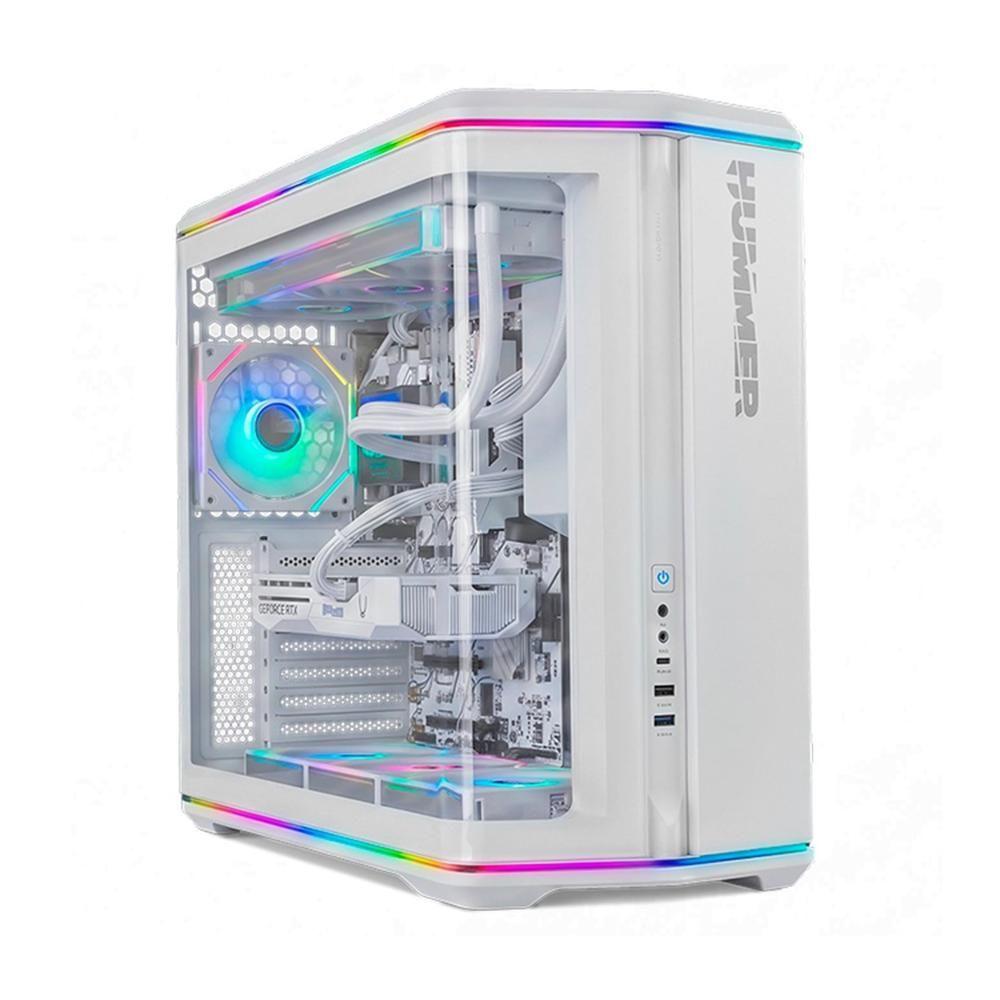 Caixa PC Gaming NOX Hummer Anvil (ATX, ITX, Micro ATX - Midi Tower - Multi - Branco)