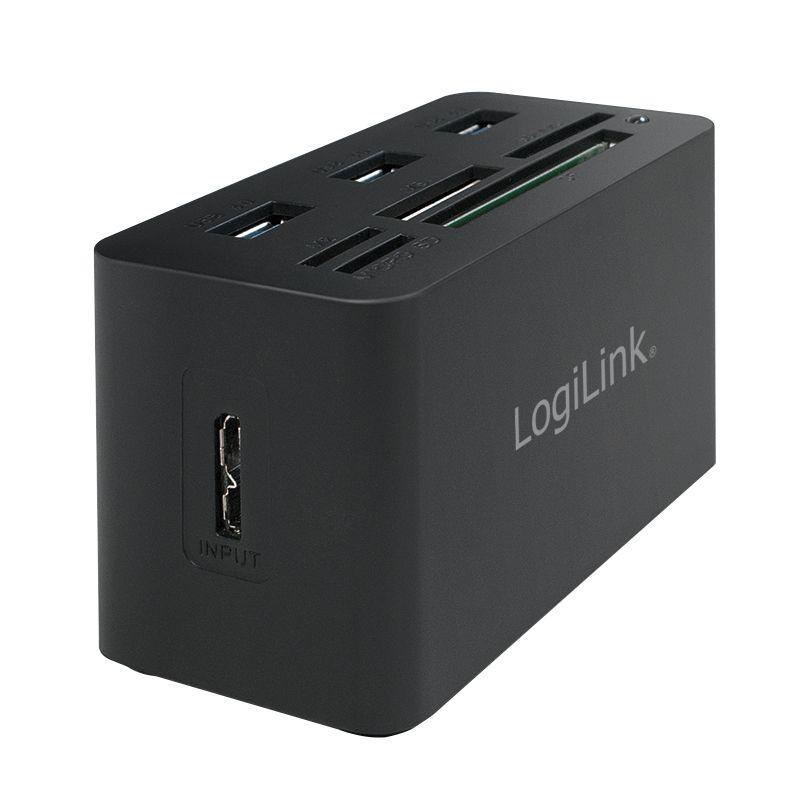 Hub USB LOGILINK CR0042 (1 m - Preto) — miniatura 2