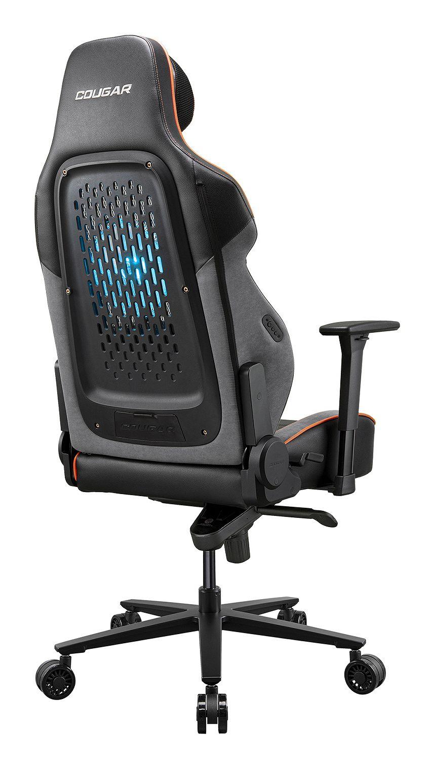 Cadeira Gaming COUGAR NxSys Aero (160 kg - 139 cm - Até 150º, 86.5 cm - Preto/Laranja), miniatura 3