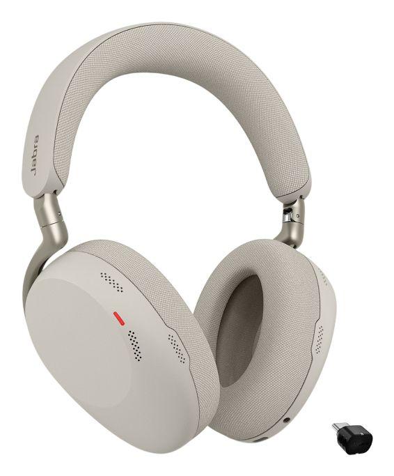 Headset JABRA Evolve3 85 MS + Link 390c (Binaural - Sem fios - Supra-aural - Cinzento)