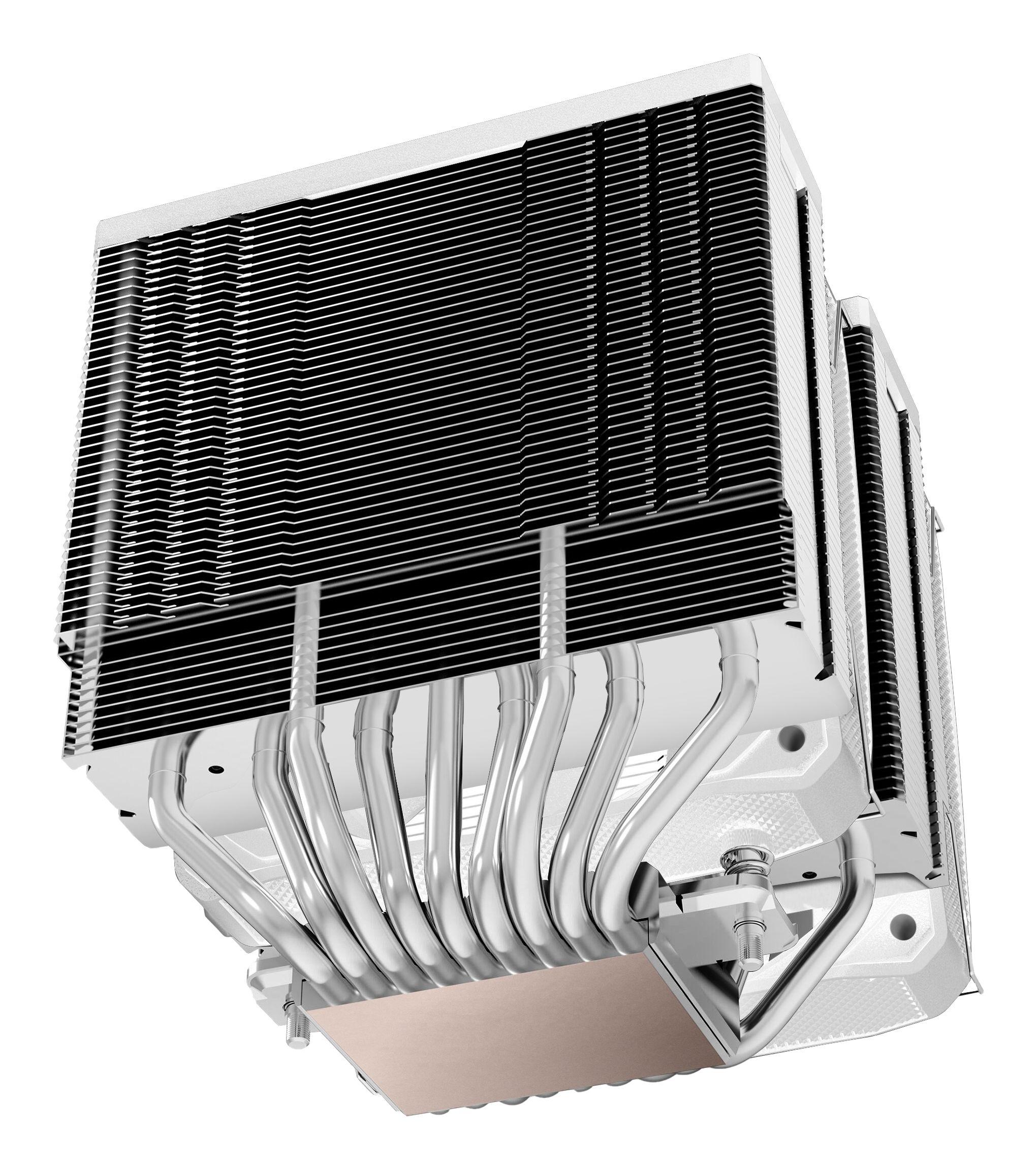 Cooler a Ar para CPU MARS GAMING MCPU-XU9W (120 mm - 2 ventoinhas - 2000 RPM - Branco) — miniatura 3