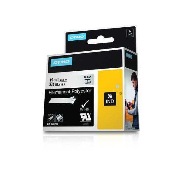 Fita de Impressão DYMO 622290 (Preto sobre Transparente), miniatura 3