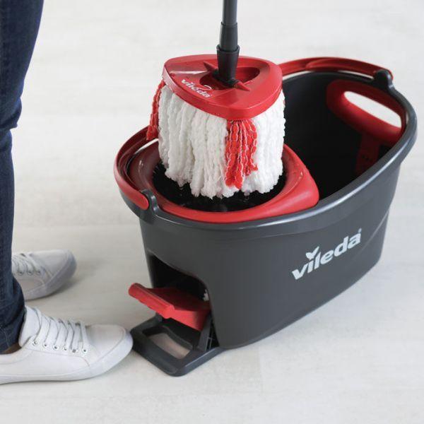 Sistema de Limpeza VILEDA Turbo EasyWring & Clean Box (Vermelho e Branco) — miniatura 3