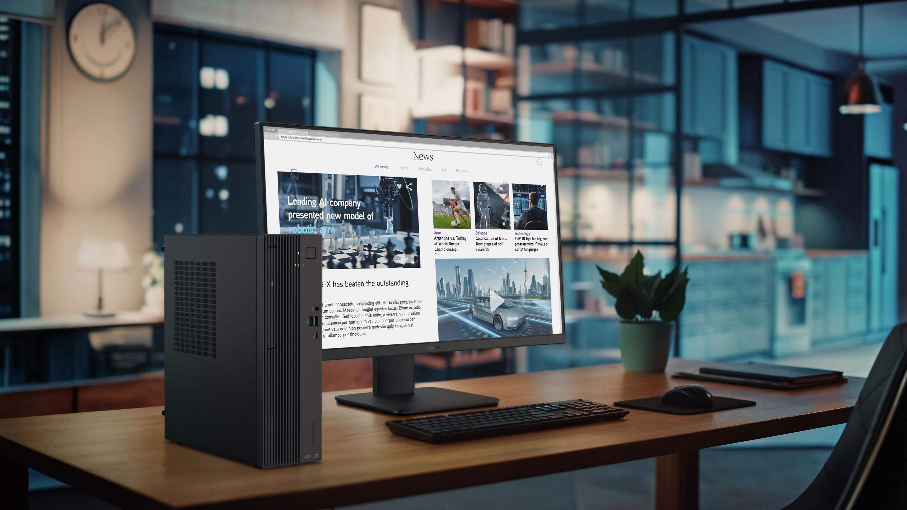 PC Workstation ASUS ExpertCenter P500 SFF P500SV-05210H009X (Windows 11 Pro - Intel Core 5 - 210H - Cinzento) — miniatura 13