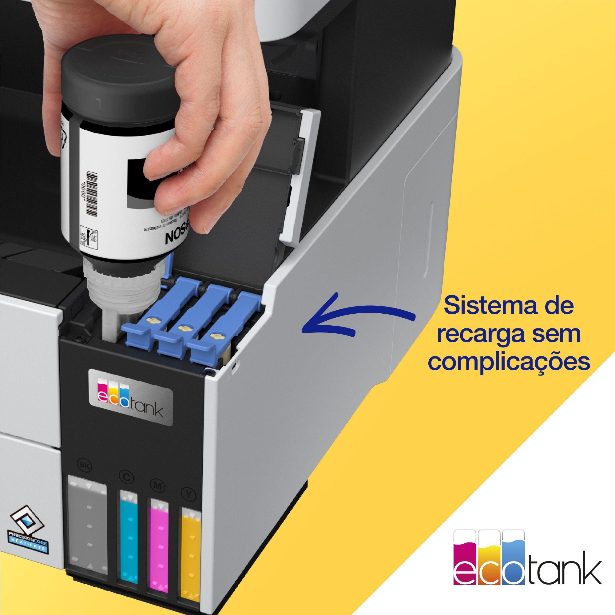 Impressora Multifunções EPSON EcoTank ET-5150 (A4 - Impressão a cores - 250 folhas - Preto e Branco) — miniatura 9