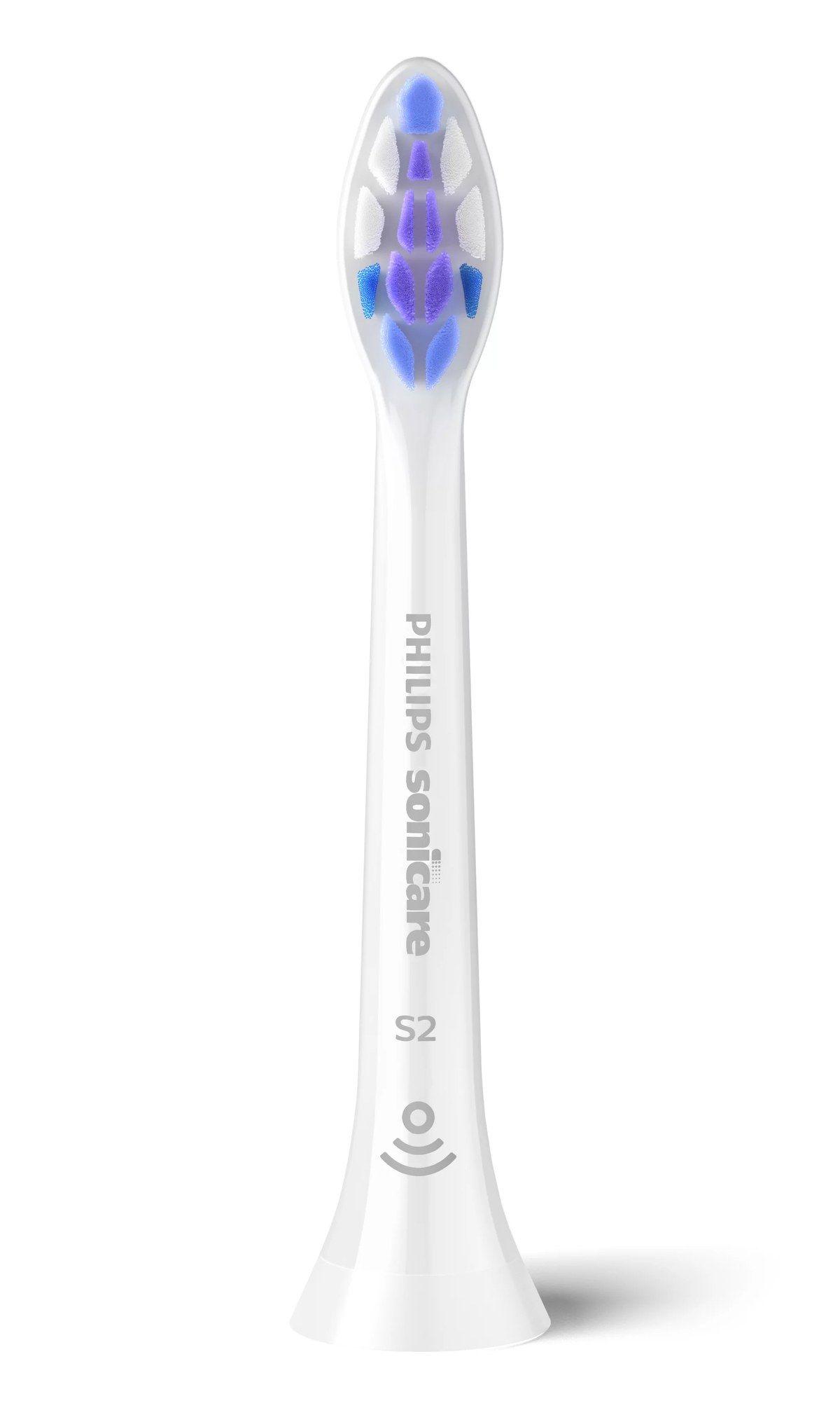 Cabeças de Escova de Dentes PHILIPS Sensitive HX6058/87 (Branco) — miniatura 2