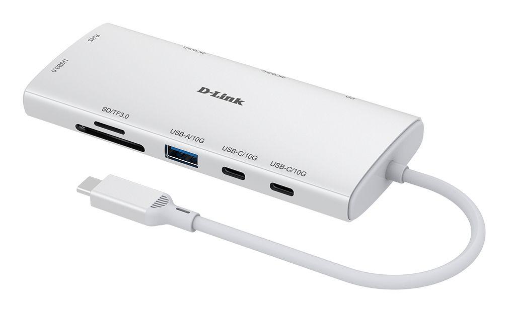 Hub USB-C D-LINK DUP-A01 (Portáteis com USB - Branco), miniatura 2