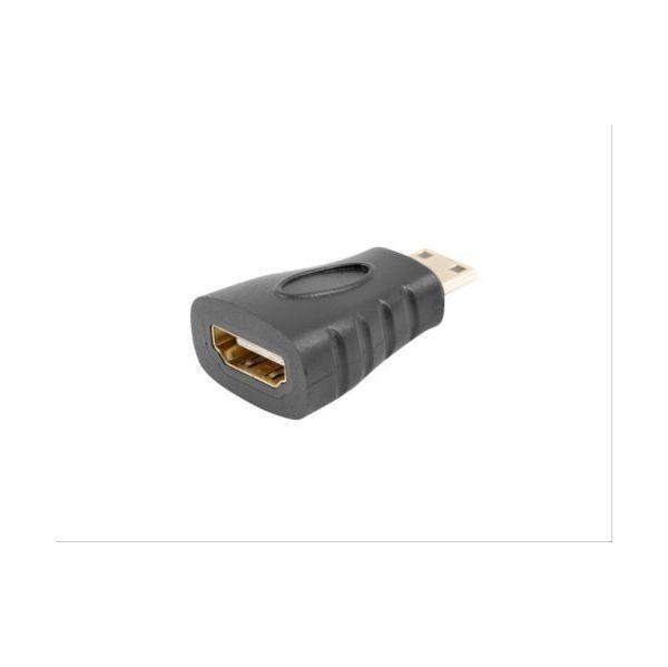 Adaptador HDMI LANBERG AD-0037-BK (HDMI fêmea - HDMI Mini-C macho - Preto), miniatura 2