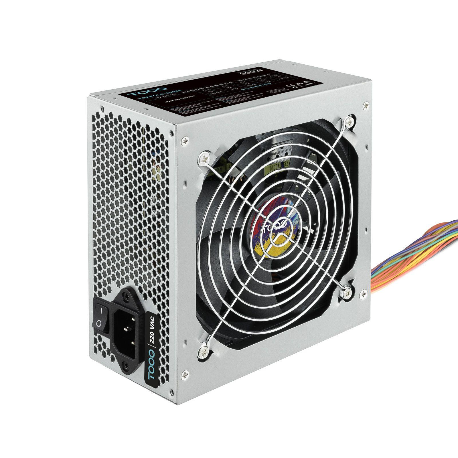 Fonte de Alimentação TOOQ TQAPOLO-550SP (ATX - 550 W - Prateado)