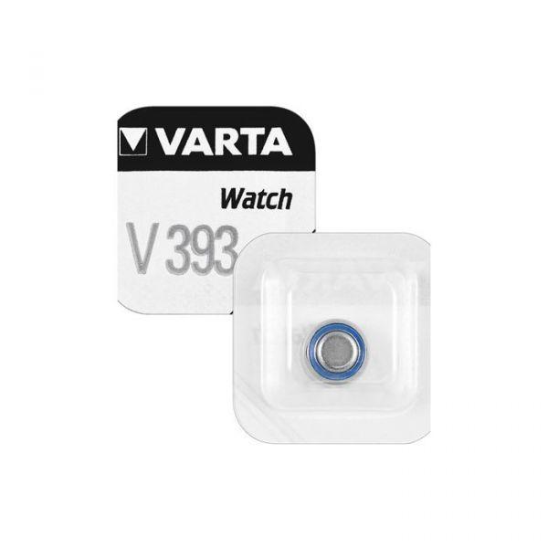 Pilha de Relógio VARTA 393 (Botão/moeda - Prateado)