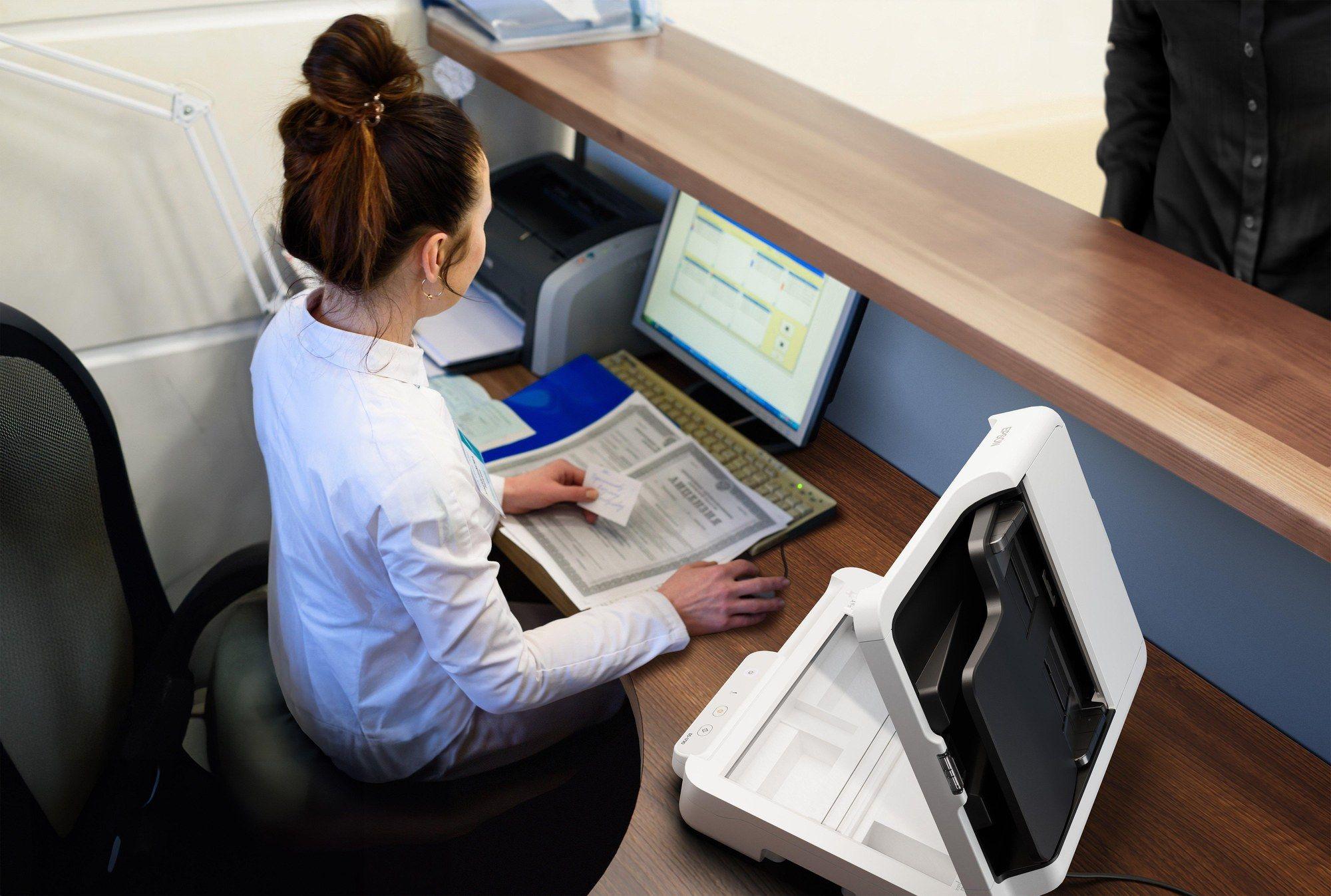 Scanner de Mesa EPSON WorkForce DS-1730 (USB 2.0 - Preto e Branco) — miniatura 11