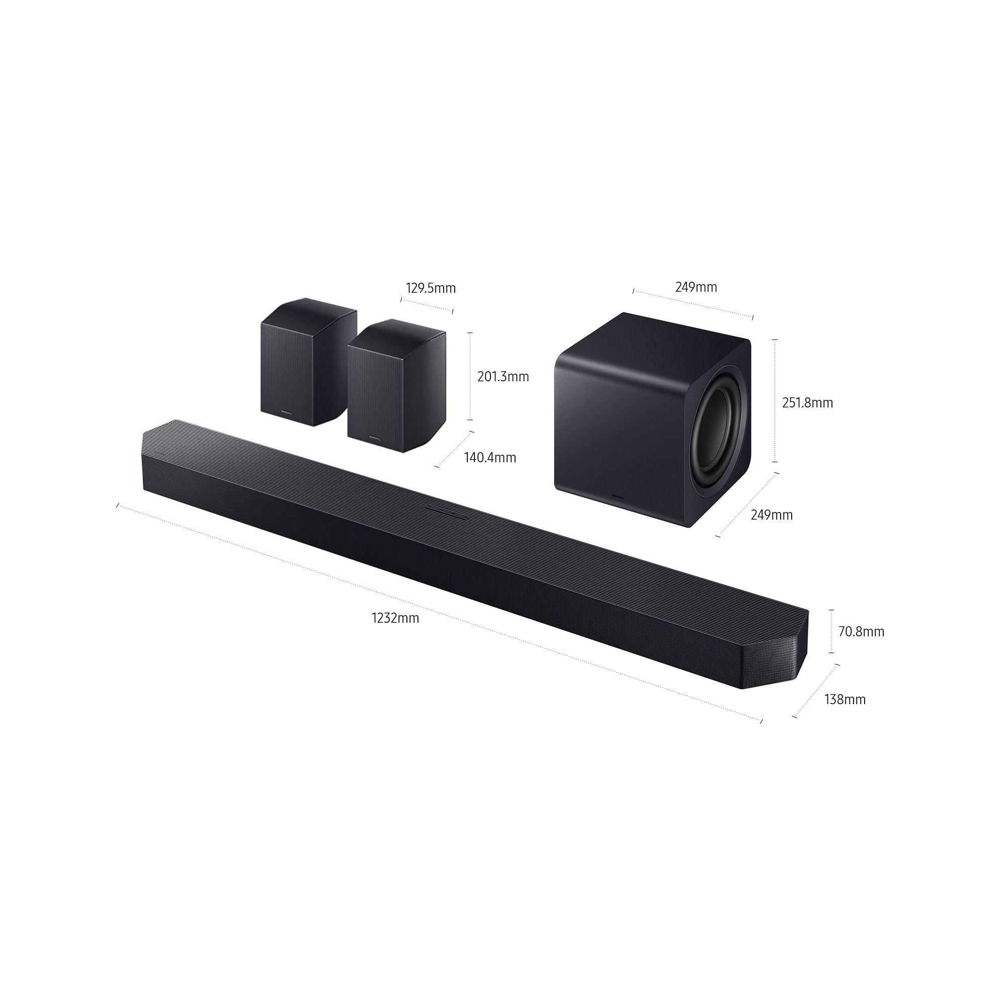 Barra de Som SAMSUNG HW-Q990H/XC (41 W - Com fios e sem fios - Preto), miniatura 3