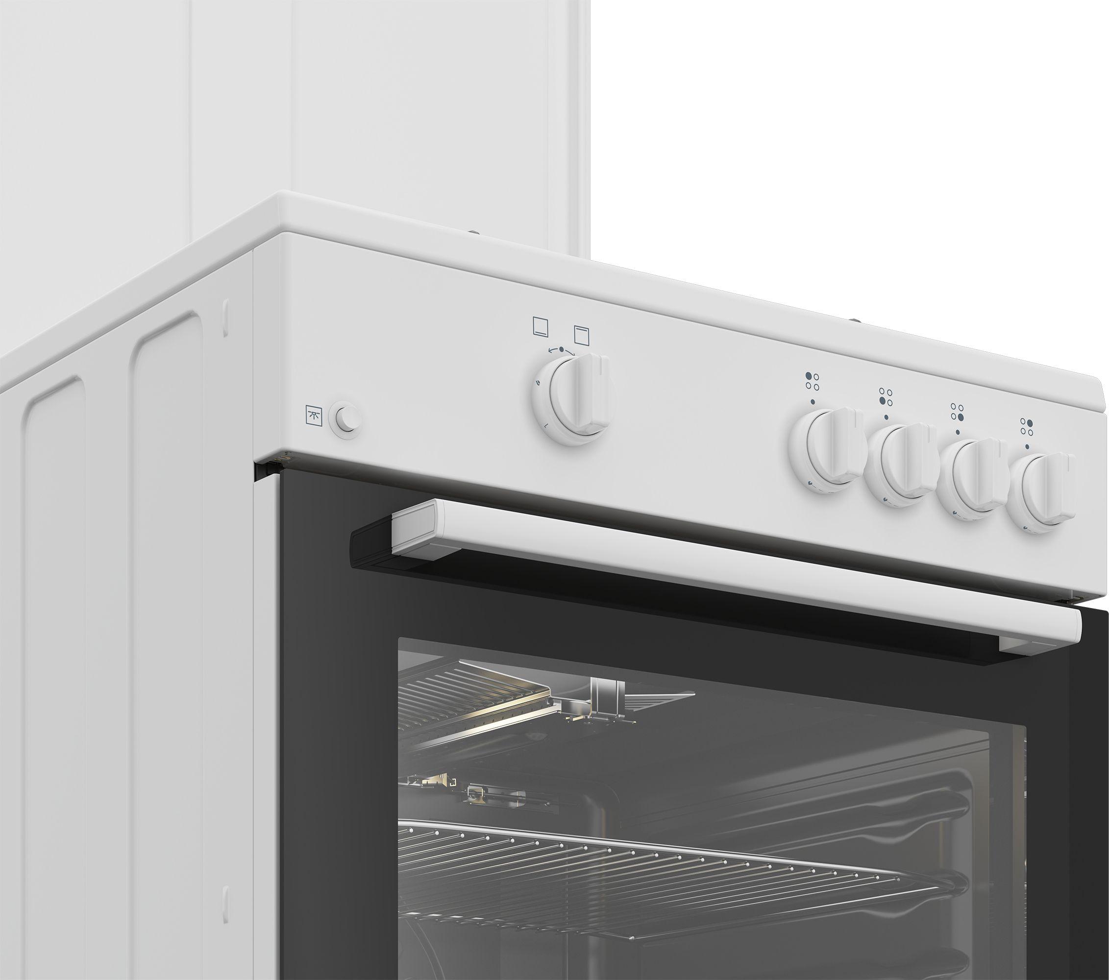 Fogão Misto Independente BEKO FBG62000WL (Altura 85 cm - Branco), miniatura 3