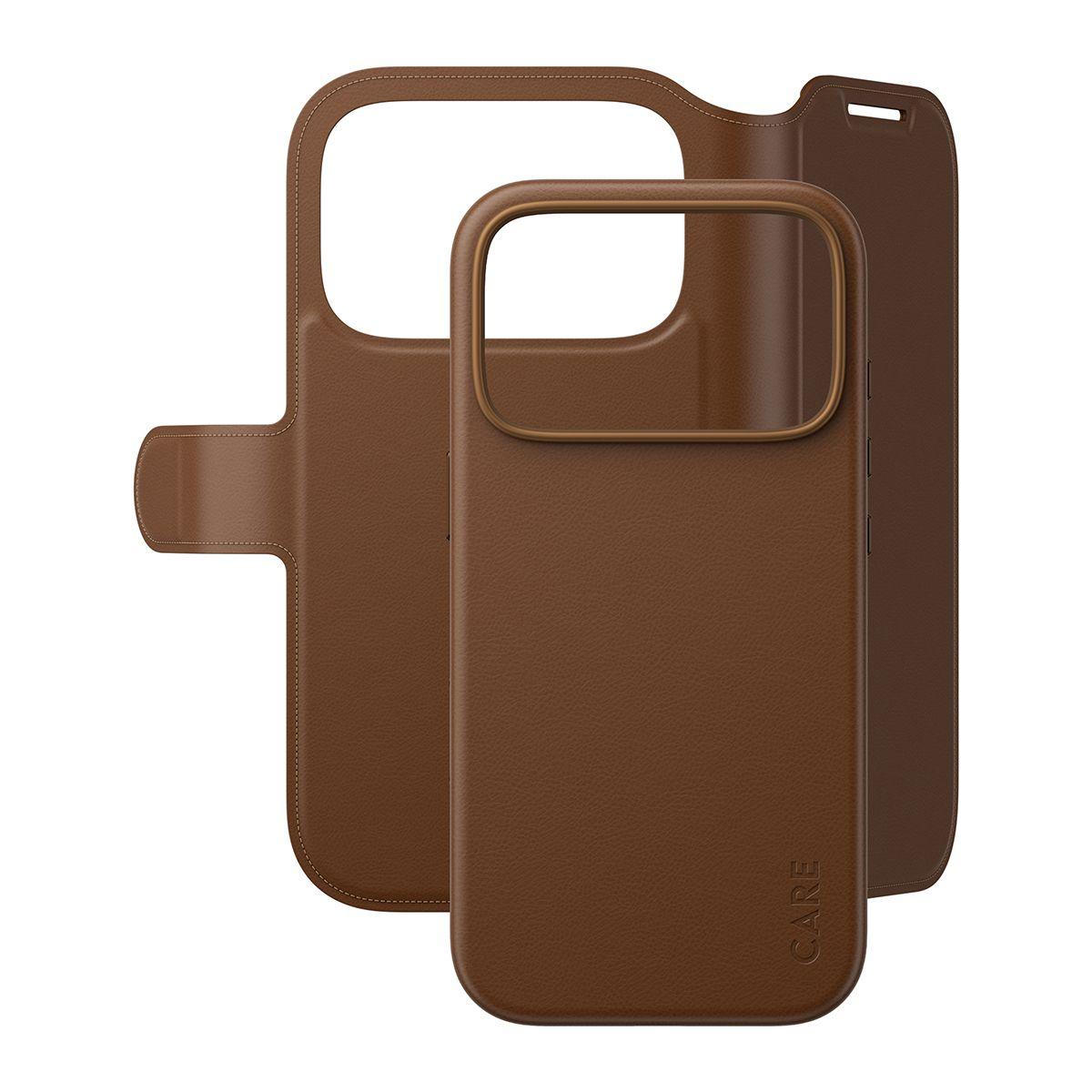 Capa para Telemóvel PANZERGLASS CARE Tango 2-in-1 Wallet Case (Castanho), miniatura 4
