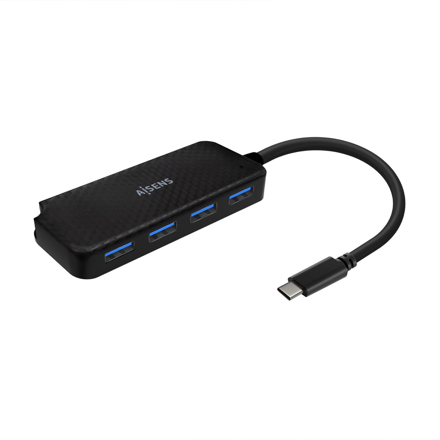 Hub USB AISENS A109-0715 (0,15 m - Preto), imagem 1