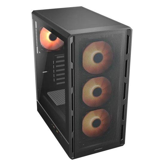 Caixa de Computador COUGAR Airface Pure PRO CGR-2GA5B-P (ATX, Micro ATX, Mini-ITX - Midi Tower - 17,5 cm - Preto) — miniatura 3