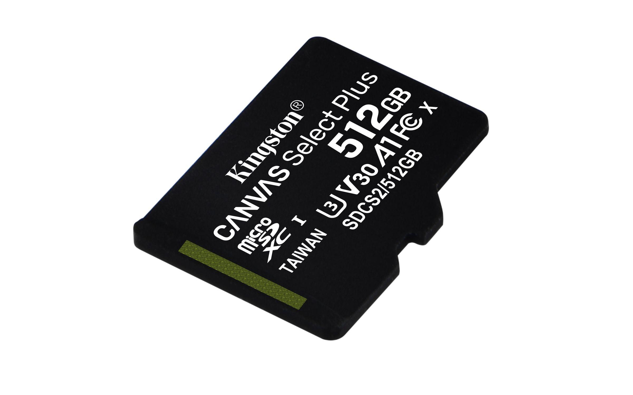 Cartão de Memória microSD KINGSTON Canvas Select Plus SDCS2/512GB (512GB - Classe 10 - 100 MB/s - Preto) — miniatura 4