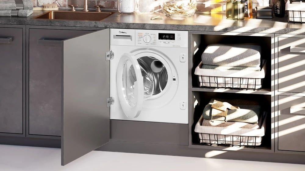 Máquina Lavar e Secar Roupa Encastre BALAY 3TW885B (Altura 82 cm - 82 cm - 8 kg - Branco), miniatura 3