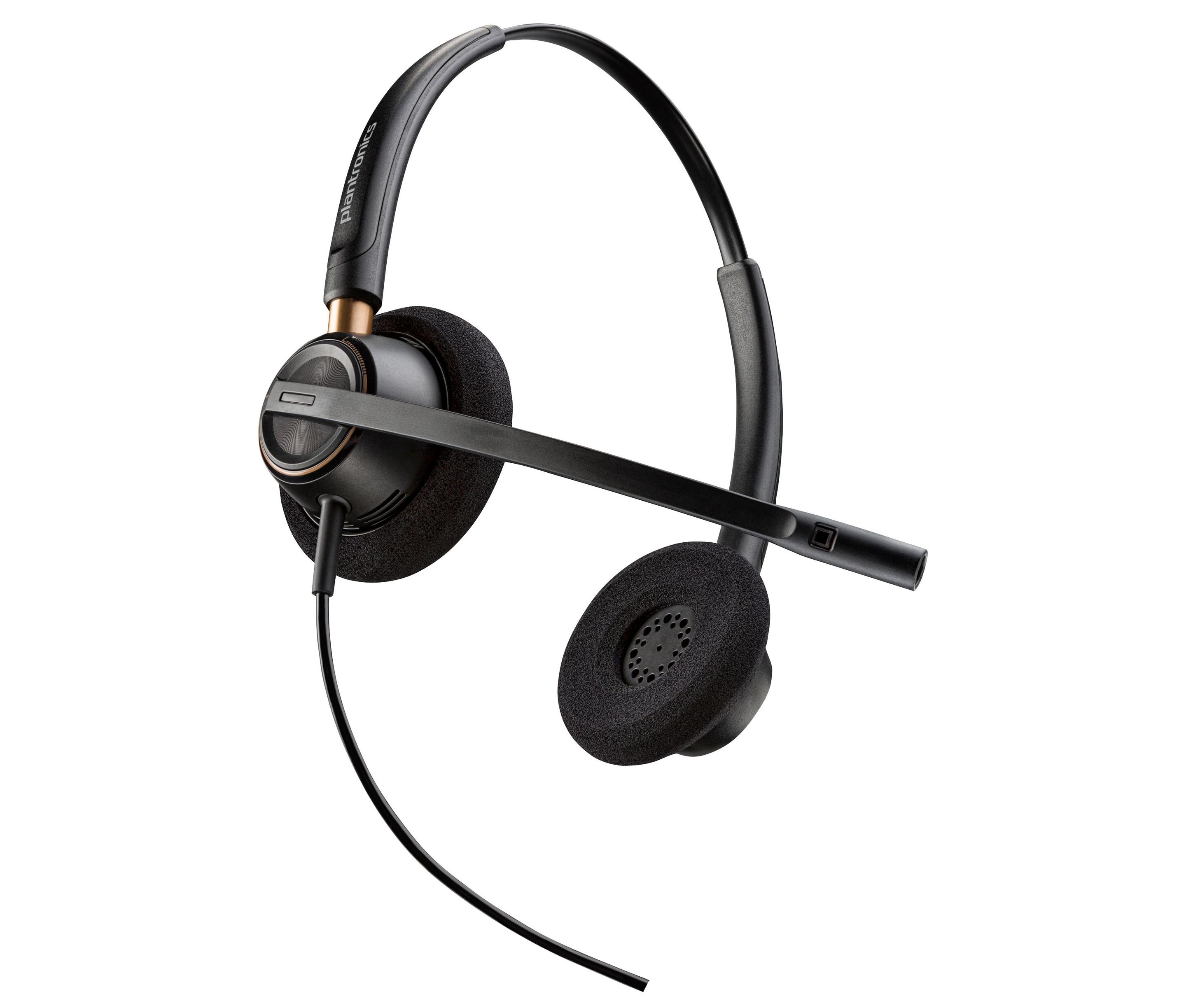 Headset POLY EncorePro 520 (Binaural - Com fios - Supra-aural - Preto) — miniatura 2