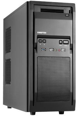 Caixa de Computador CHIEFTEC LF-02B-OP (ATX, Micro ATX - Midi Tower - Aço SECC - Preto)