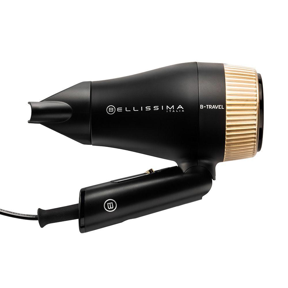 Secador de Cabelo BELLISSIMA B-Travel (Preto e Dourado), miniatura 4