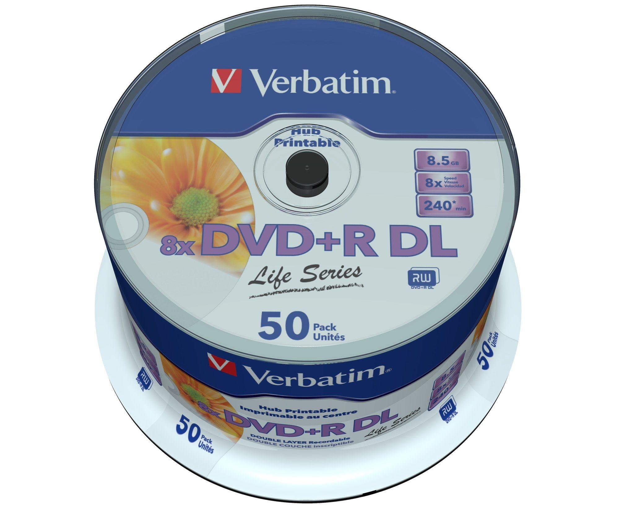 DVD+R DL Imprimível VERBATIM 97693 (8,5 GB - 8x - Pack de 50) — miniatura 2