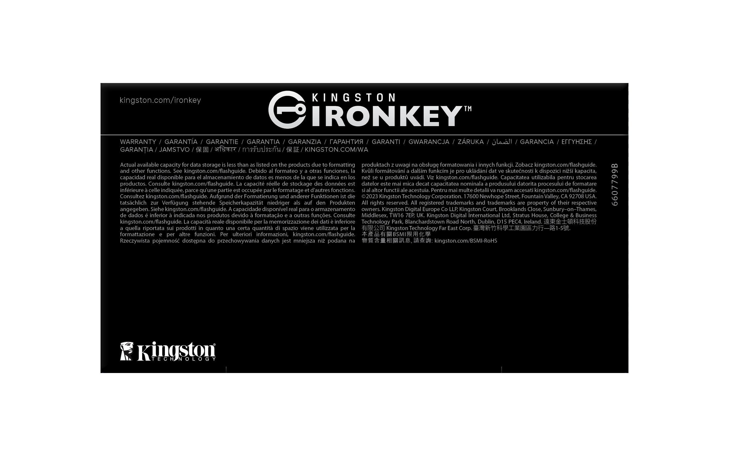 Pen USB KINGSTON IronKey D500S (USB Type-A - 3.2 Gen 1 - Tampa - Preto) — miniatura 7