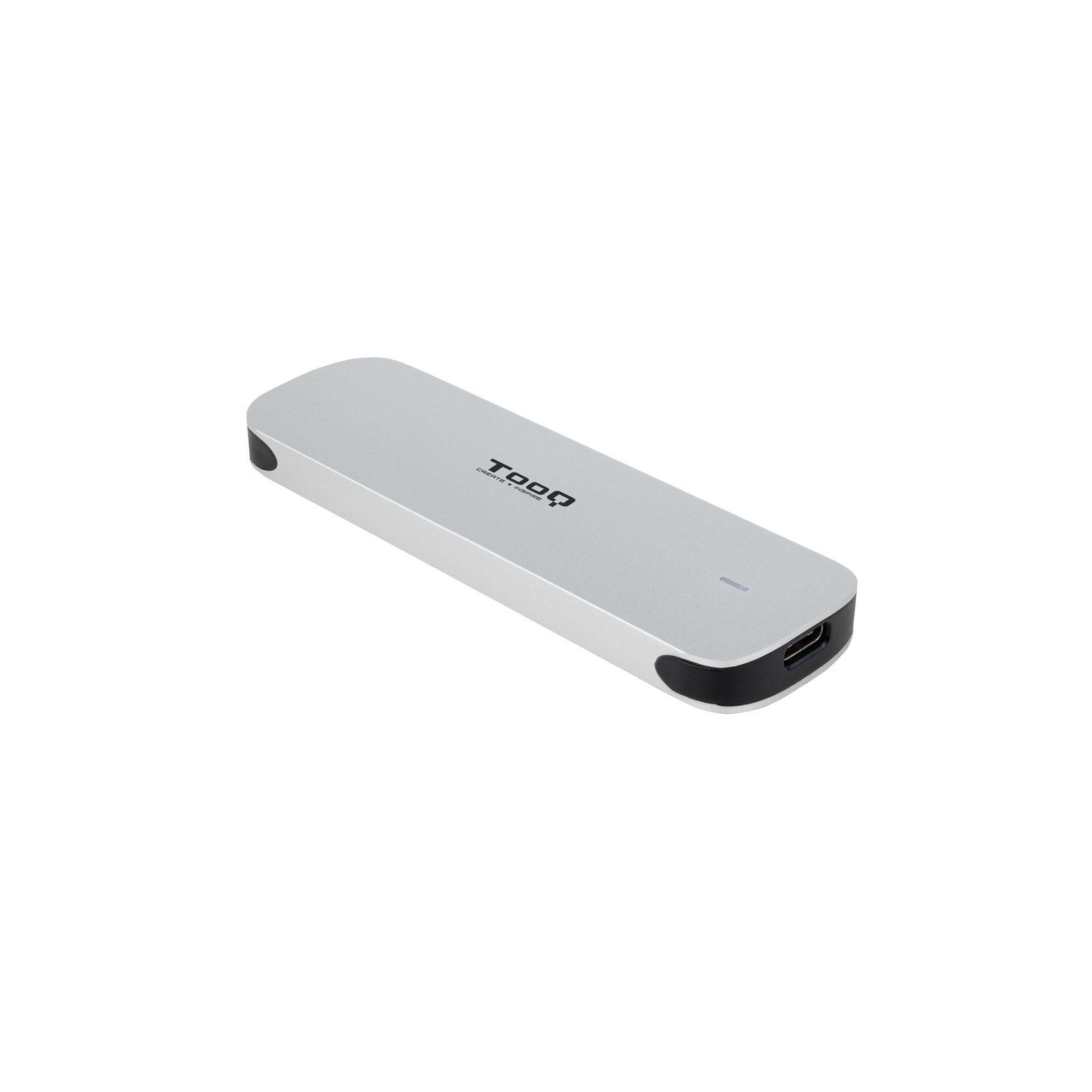 Caixa Externa SSD M.2 TOOQ TQE-2202S (SATA - Prateado)