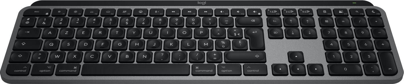 Teclado LOGITECH MX Keys S for Mac (Francês - Teclas de tesoura - Tamanho completo - Cinzento Espacial) — miniatura 2