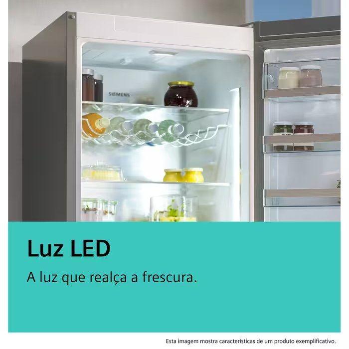 Frigorífico Combinado Independente SIEMENS KG39NVIAG (363 L - 203x60x66,5 cm - 203 cm - Aço Polido) — miniatura 3