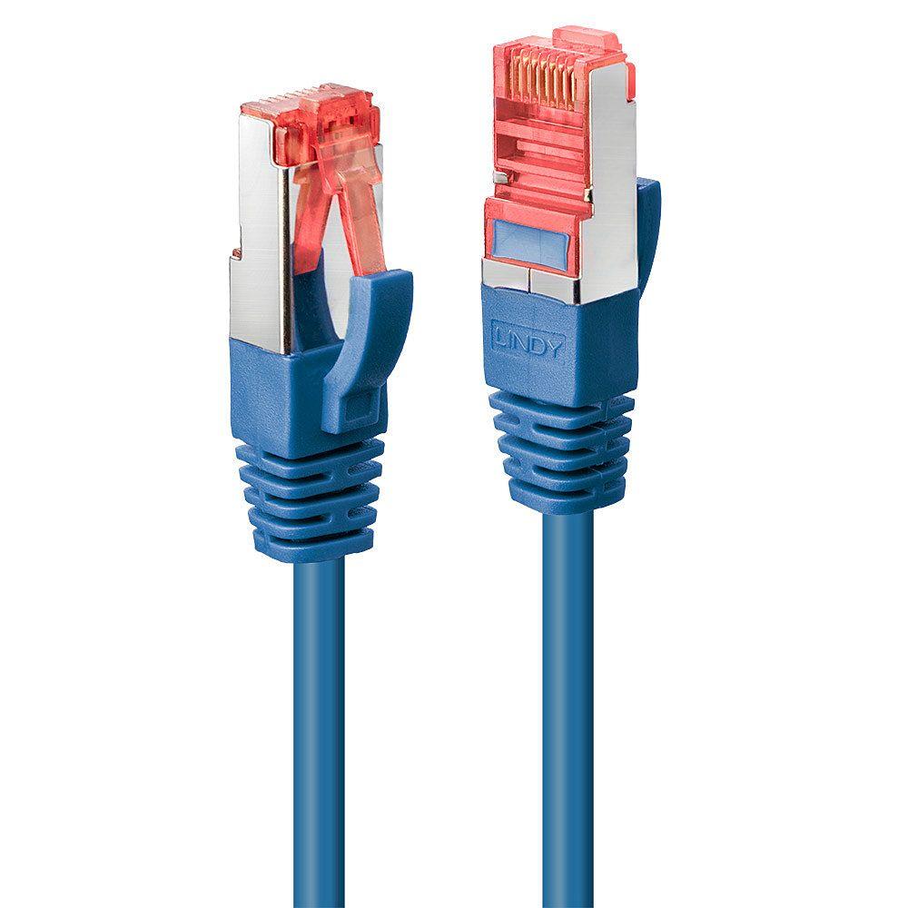 Cabo de Rede LINDY 47719 (2 m - Cat6 - RJ-45 macho - Azul)