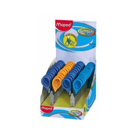 Tesoura Escolar MAPED Sensoft 169300 (13 cm - Cores Sortidas)