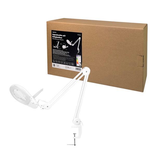 Candeeiro com Lupa LED LOGILINK WZ0058 (7,8 W - 230 V - AC - Branco), miniatura 10
