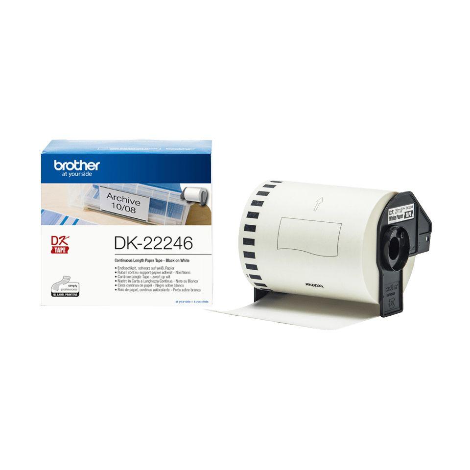 Rolo de Etiquetas Contínuo BROTHER DK-22246 (Branco)
