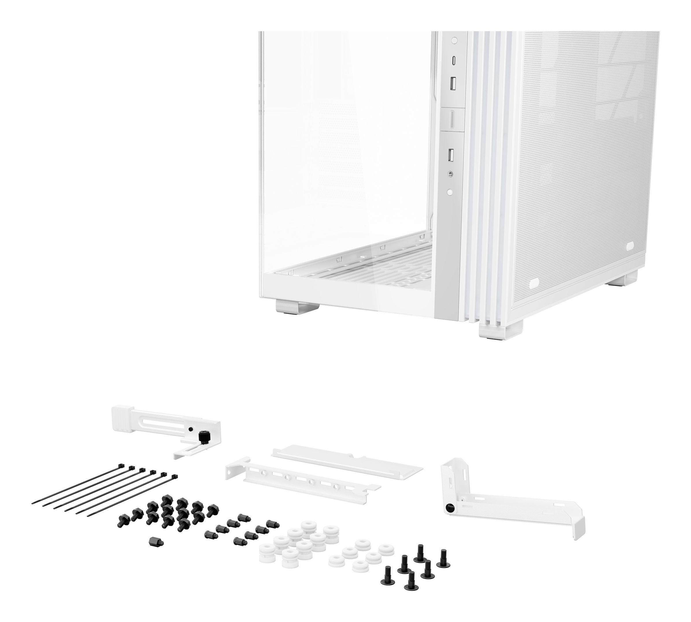 Caixa PC BE QUIET! LIGHT BASE 600 LX (ATX, micro-ATX, Mini-ITX - ATX, PS2 - Midi Tower - Branco) — miniatura 7