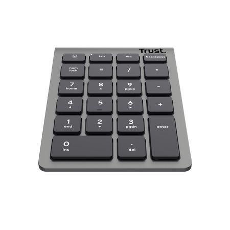 Teclado TRUST Xalas 25709 (Teclas tesoura - RF Wireless - RF sem fios - Prateado) — miniatura 2