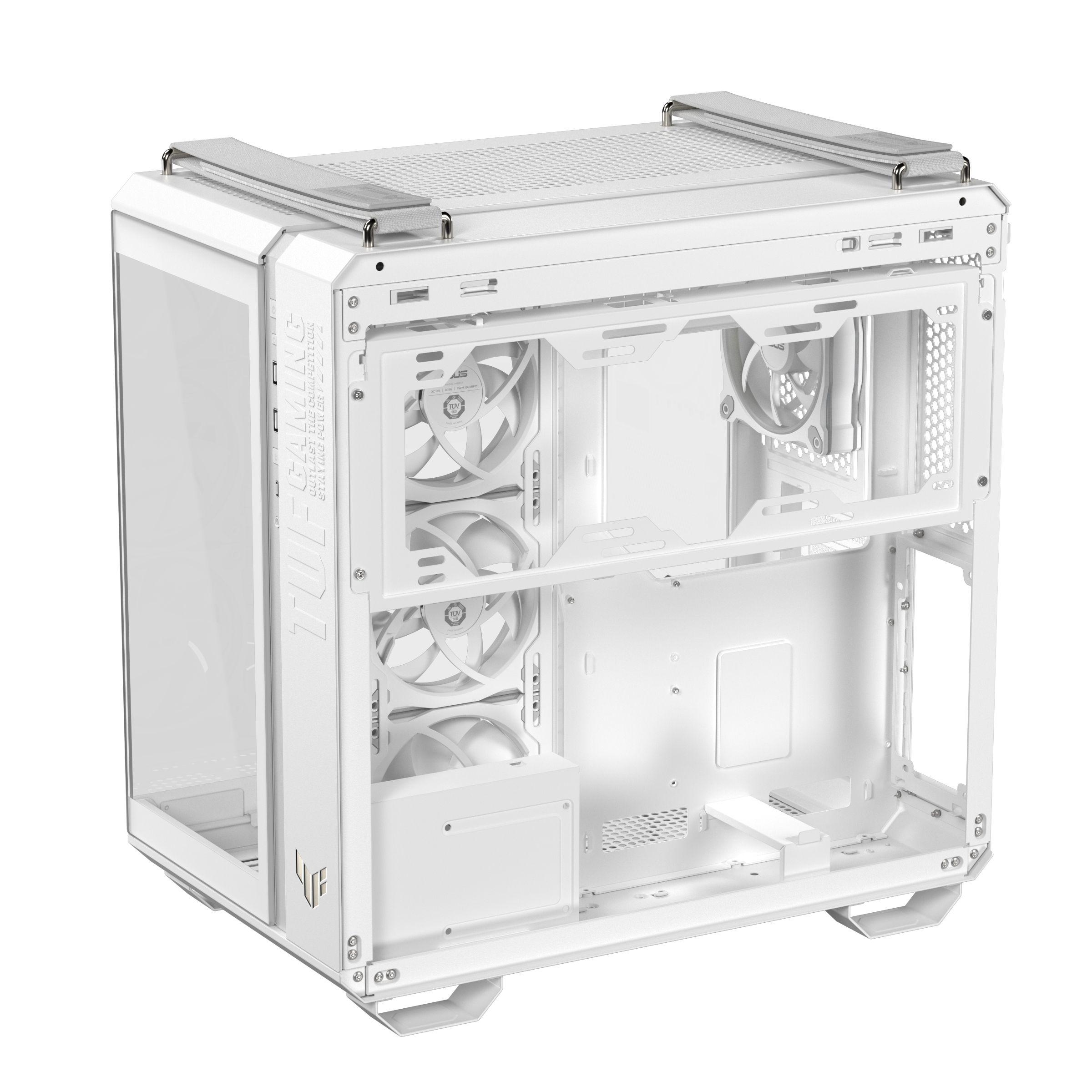 Caixa PC ASUS TUF Gaming GT502 Horizon TG ARGB (ATX, micro-ATX, Mini-ITX - Midi Tower - micro-ATX, Mini-ITX, ATX - Branco), miniatura 12