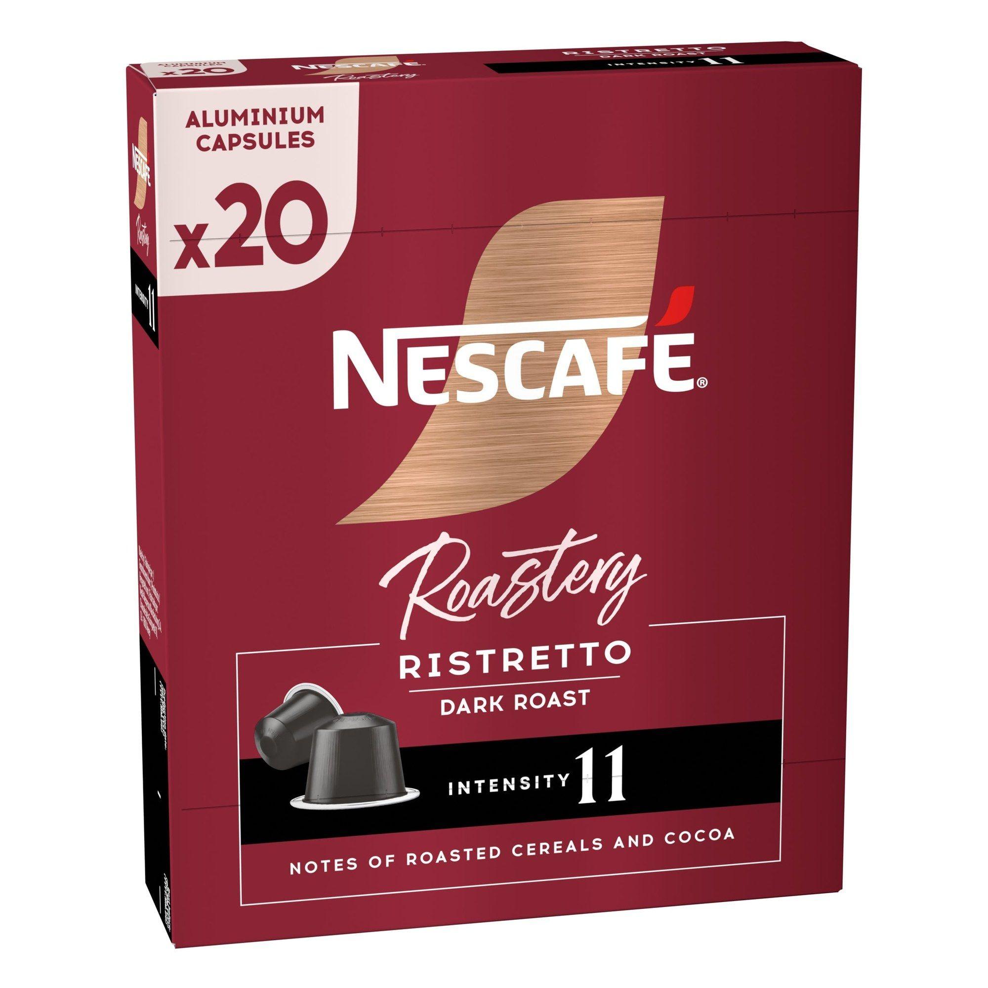 Cápsulas de Café NESTLE Nespresso Ristretto 6681813 (Café moído de torra natural)