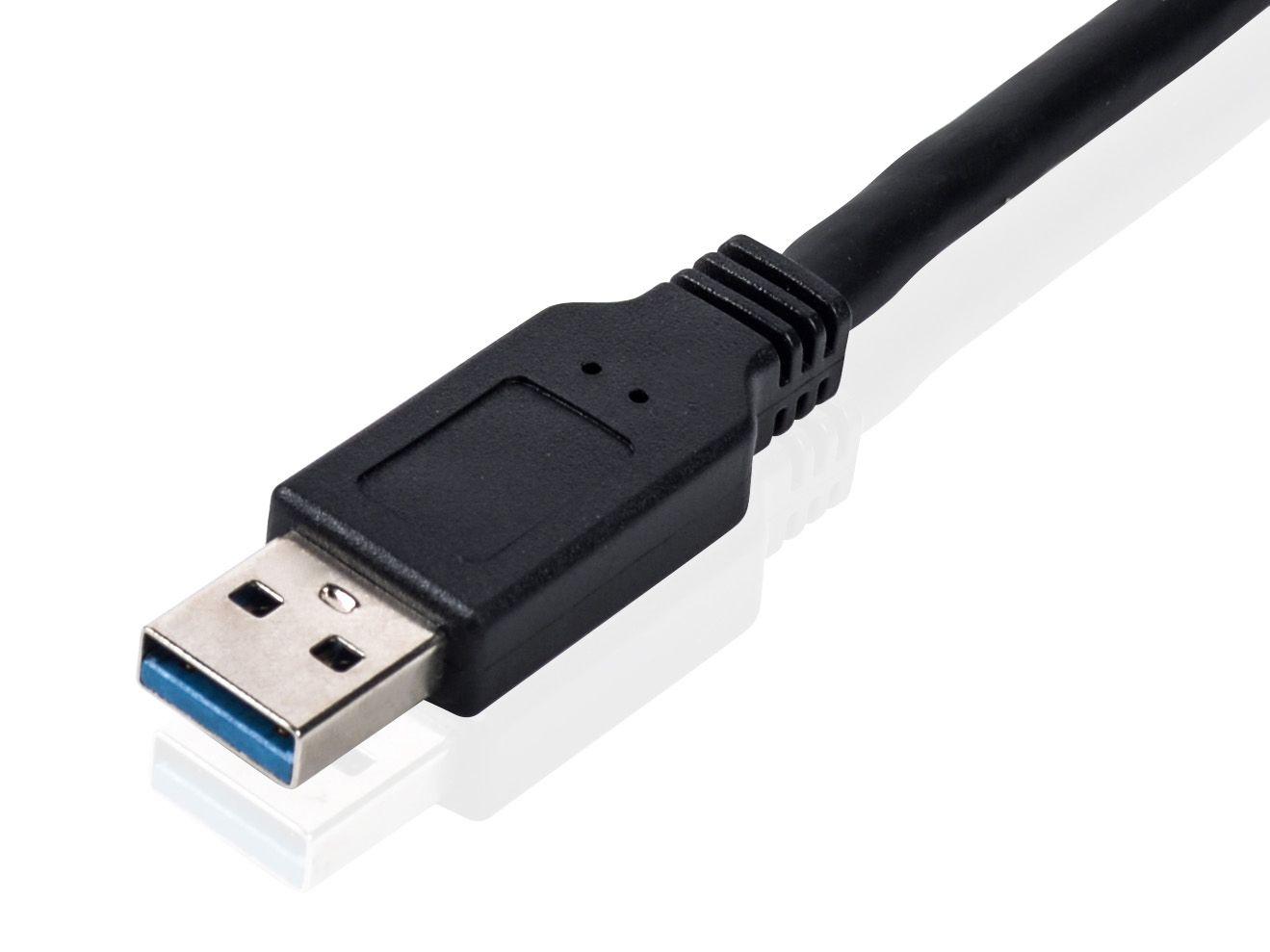 Adaptador USB-A para SATA EQUIP 133471 (0,5 m - USB 3.0 A - Preto) — miniatura 4