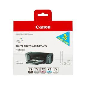 Multipack de Tinteiros CANON PGI-72 PBK/GY/PM/PC/CO (Canon PIXMA PRO-10), miniatura 2