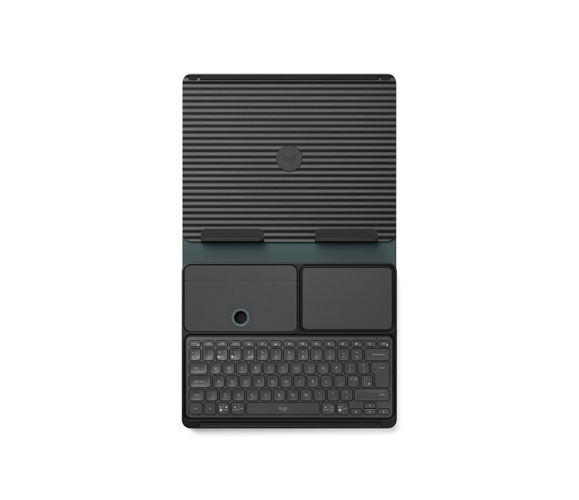 Teclado LOGITECH Casa Pop-Up Desk (Inglês - Teclas tesoura - Mini - Cinzento) — miniatura 6