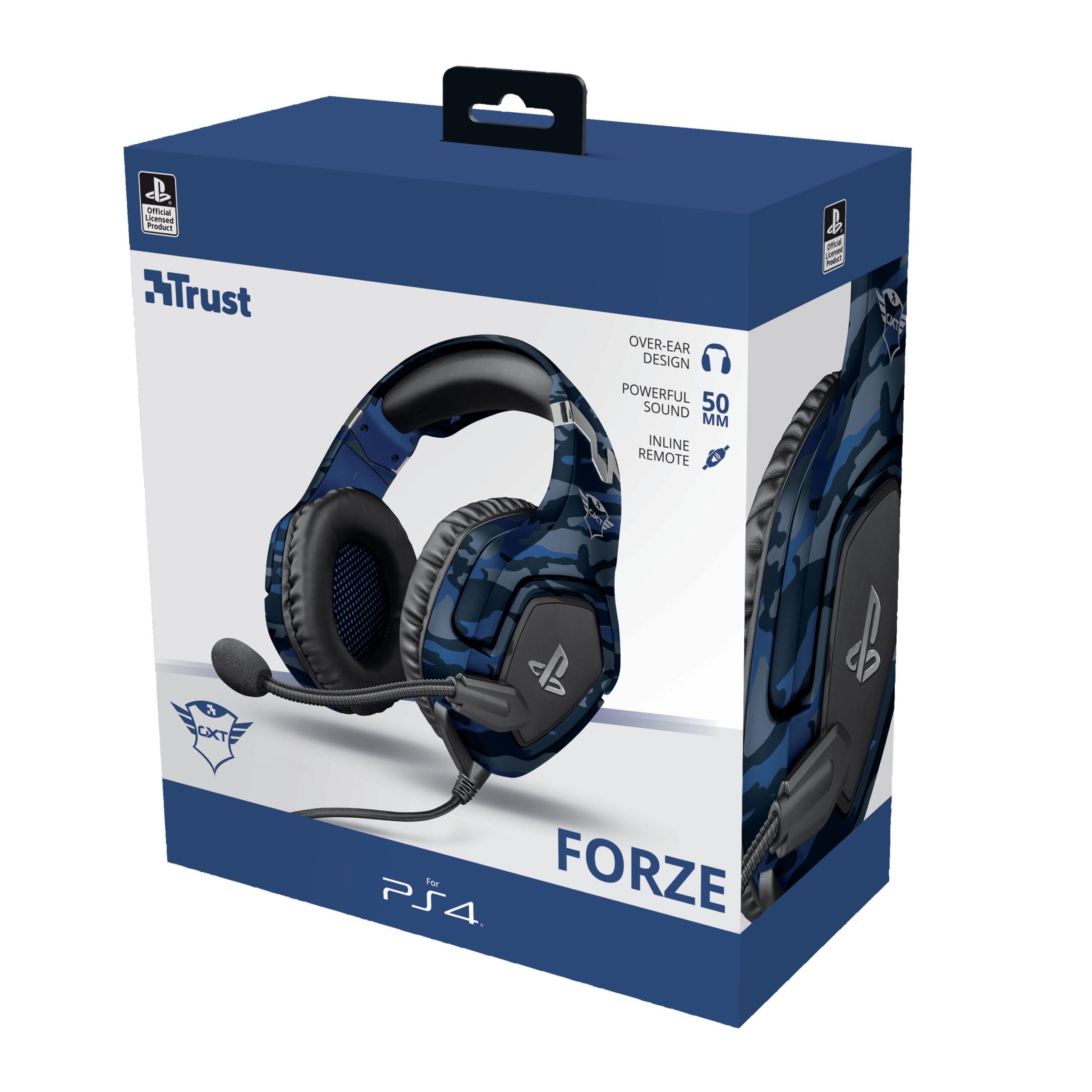 Headset Gaming TRUST GXT 488 Forze-B (Binaural - Com fios - Circum-aural - Preto e Azul) — miniatura 6