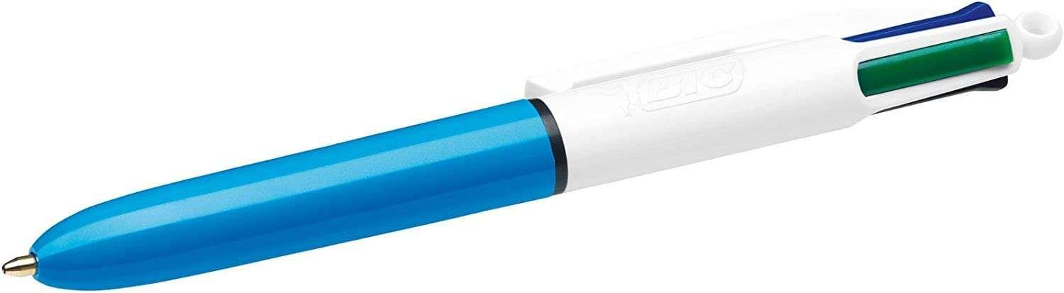 Esferográfica BIC 4 Colours Mini (Branco/Azul)