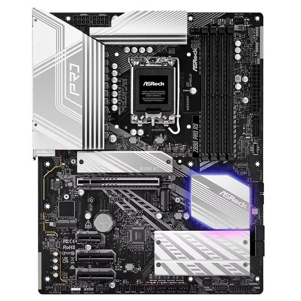 Motherboard ASROCK Z890 Pro RS (LGA 1851 - Intel Core Ultra, Série 2 - ATX), miniatura 3